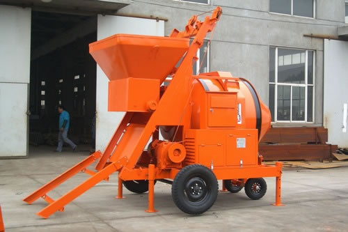 Eléctrica inversa mezclador de tambor con Hopper Mecánica (RDCM1000-30EHS)