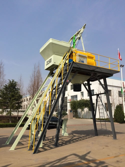 Двухвальный смеситель JS1500 Бетон